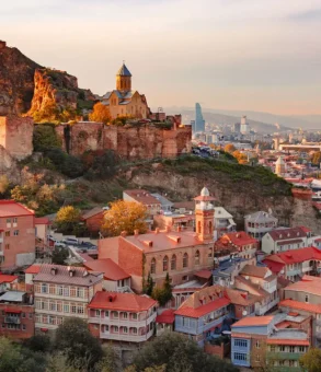 Best time to visit Georgia - Mountains and old town views