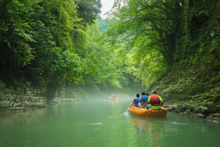 martvili canyon prometheus cave tour turquoise river georgia
